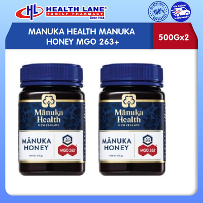 MANUKA HEALTH MANUKA HONEY MGO 263+ (500G X 2)